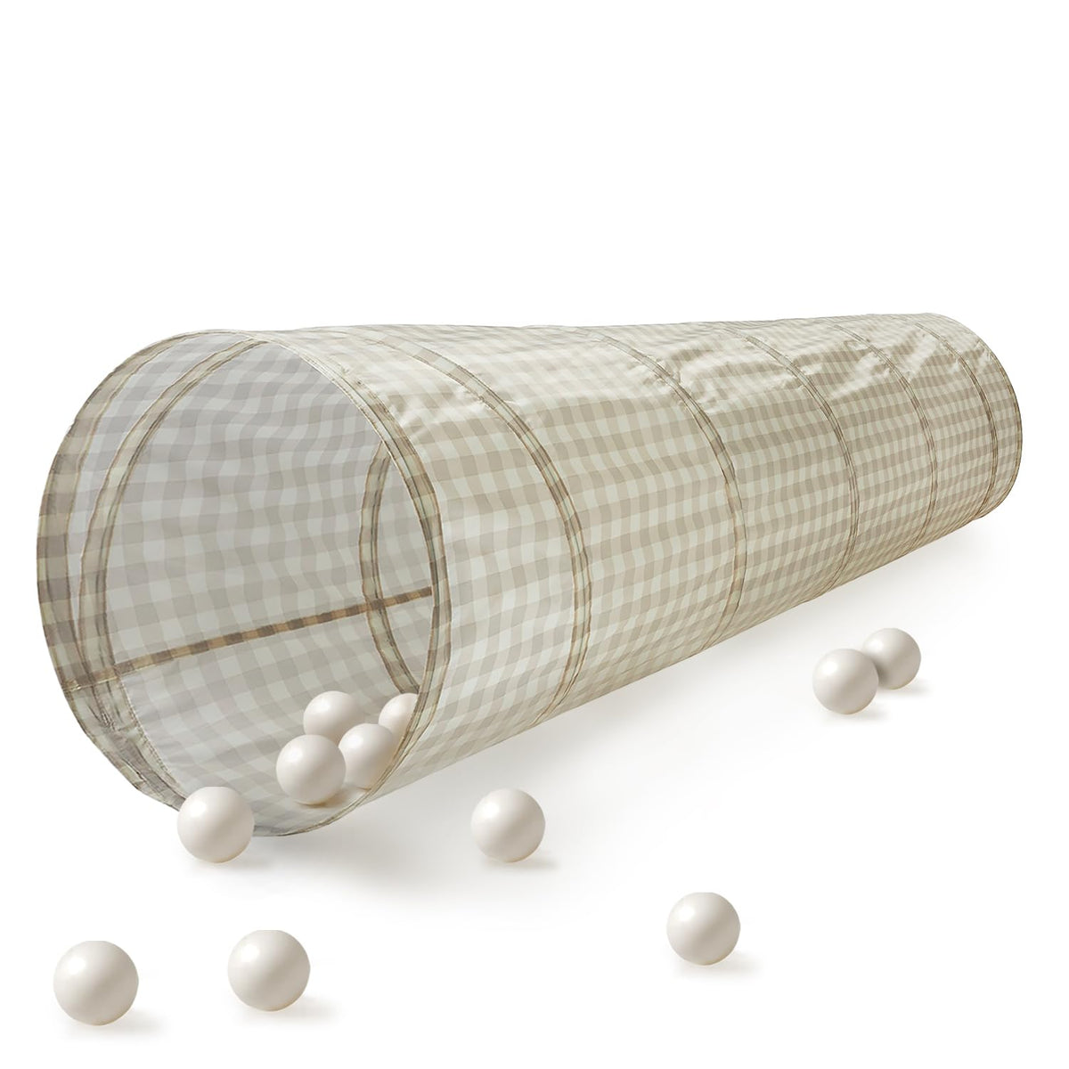 3 Sprouts Kids Play Tunnel - Pop Up Collapsible Tunnels with Recycled Fabric - Fun Crawling Tunnel