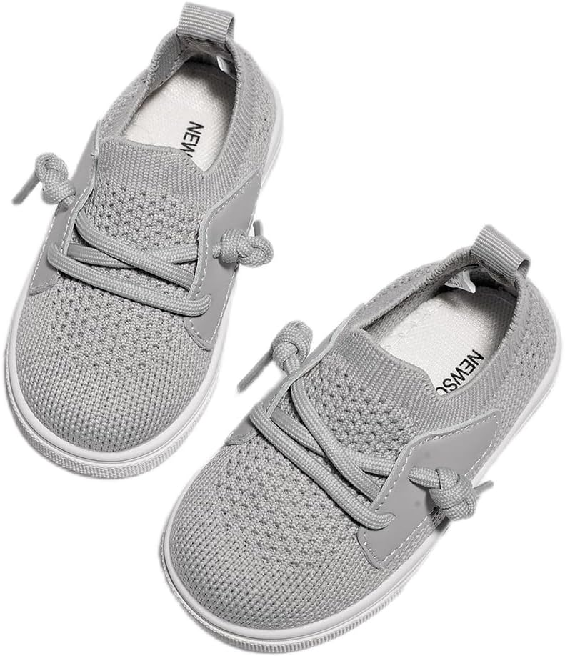 Newsonet Baby Shoes Boys Girls First Walking Breathable Non Slip Walker Sneakers Soft Sole 6 9 12