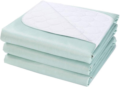Washable Waterproof Incontinence Bed Pads - 34 x 36 Inch Reusable Underpad Sheet for Chair, Sofa