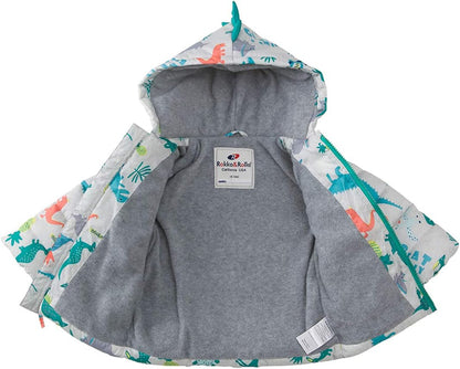 Rokka&Rolla Baby Boys' Water-Resistant Fleece Lined Puffer Jacket Winter Coat for Newborn Infant