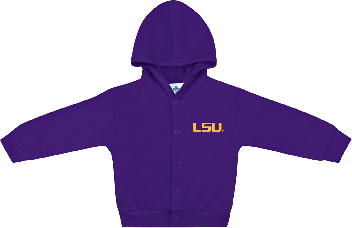 Creative Knitwear College Baby Snap Hooded Jacket - Team Logo, Multiple Colors, for Boys & Girls