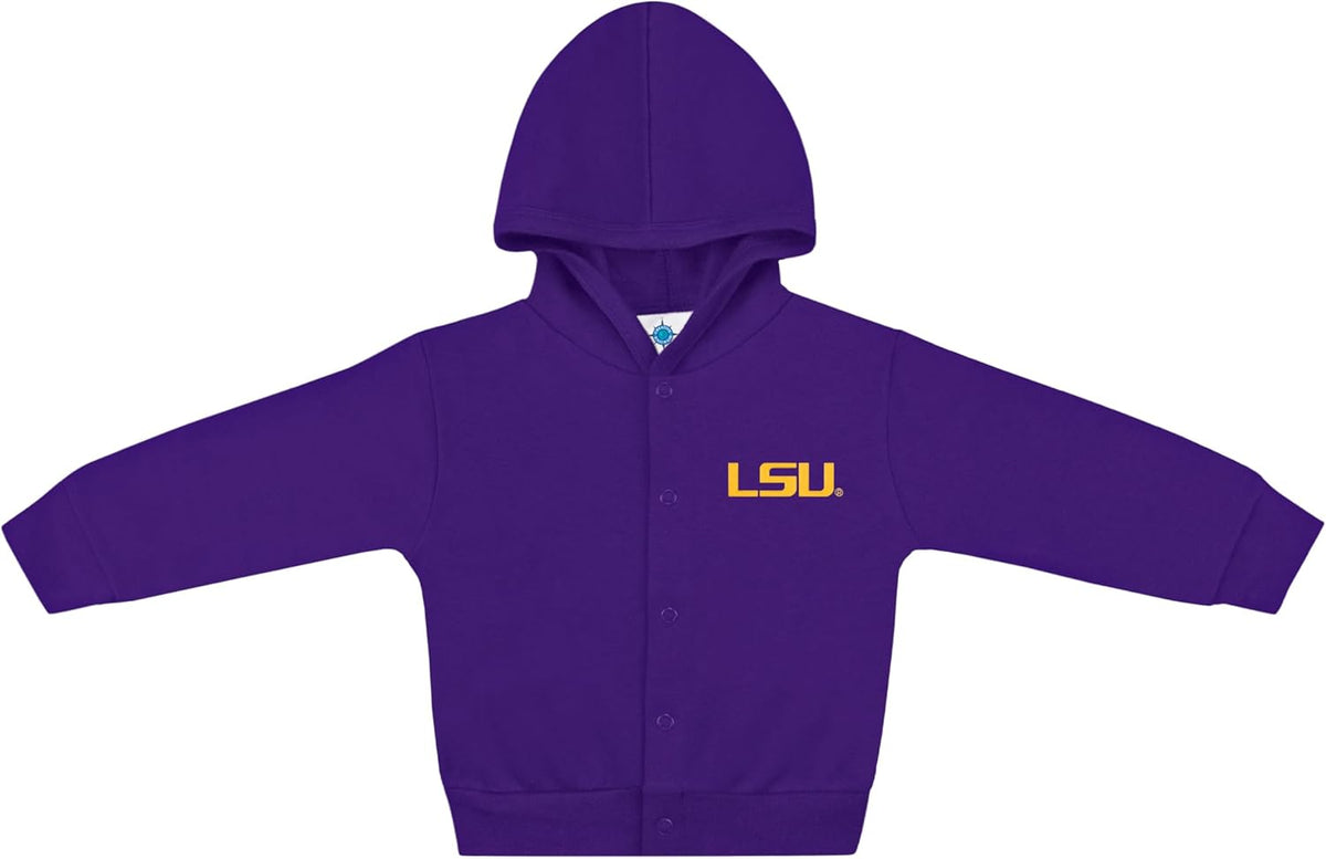 Creative Knitwear College Baby Snap Hooded Jacket - Team Logo, Multiple Colors, for Boys & Girls