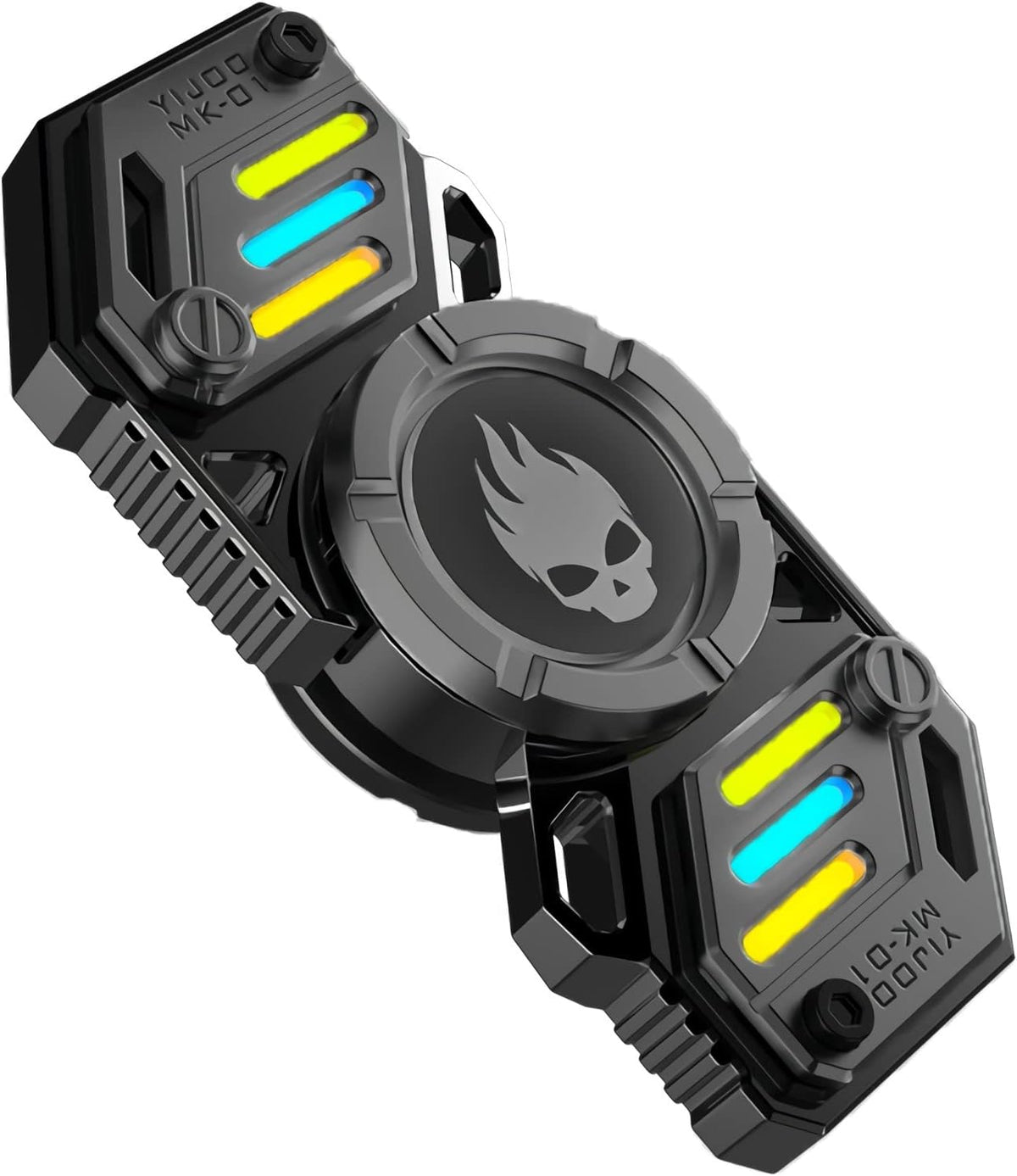 Fidget Spinner, Colorful Glow in The Dark, High Speed and Silence, Cool Metal Mechanical Gear Shape