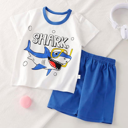 Toddler Baby Boy Clothes for 2t 3t Boys Cute Summer Short Sleeve T-Shirt Tops Shorts Clothes Sets