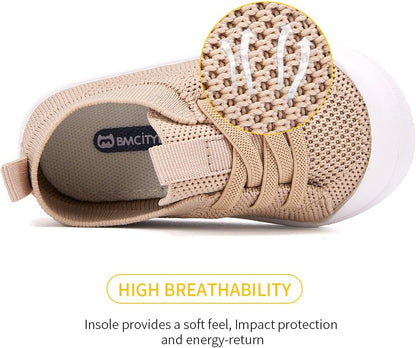 BMCiTYBM Baby Shoes Boy Girl Infant Sneakers Non-Slip First Walkers 6 9 12 18 24 Months