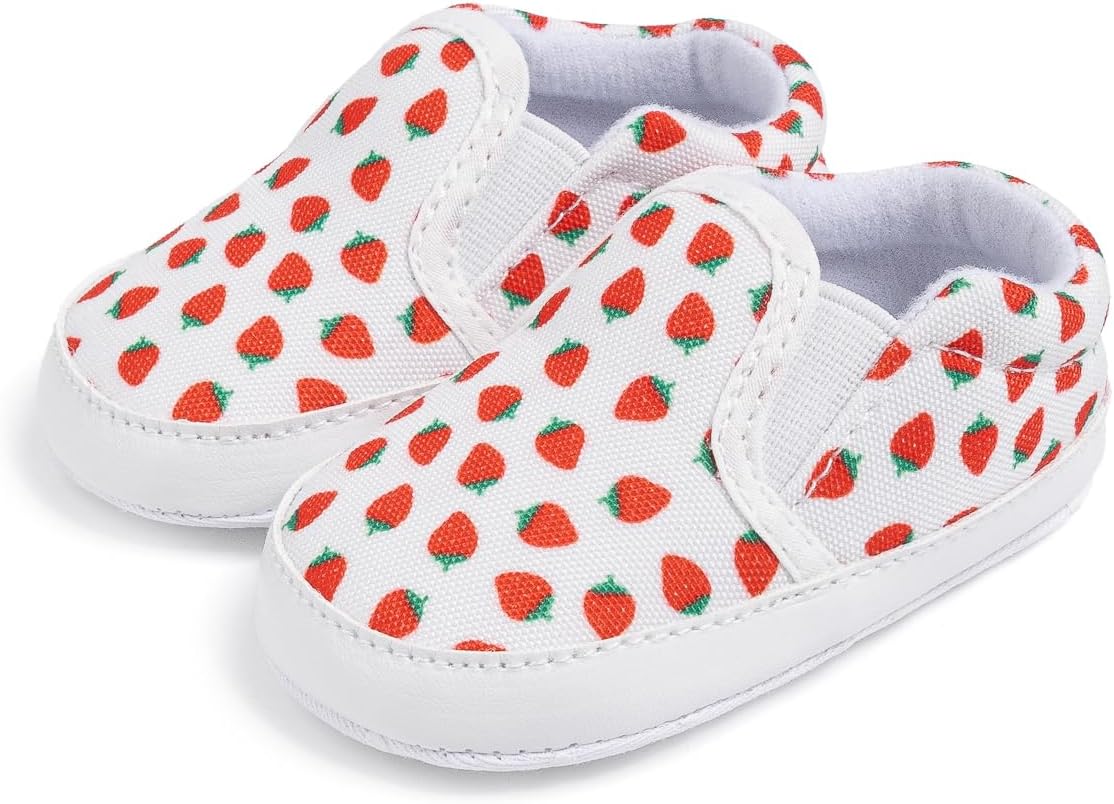 Morbido Infant Baby Boys Girls Canvas Sneaker Toddler Slip On Anti Skid Newborn First Walkers Candy
