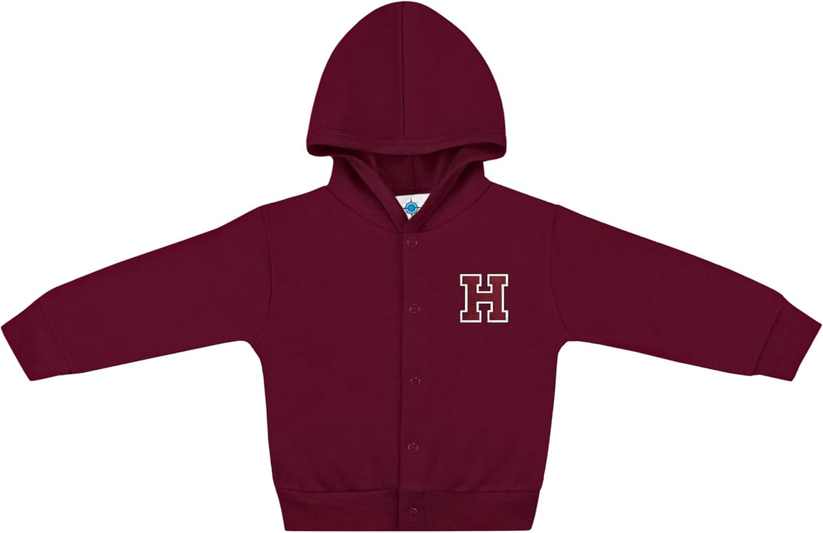 Creative Knitwear College Baby Snap Hooded Jacket - Team Logo, Multiple Colors, for Boys & Girls