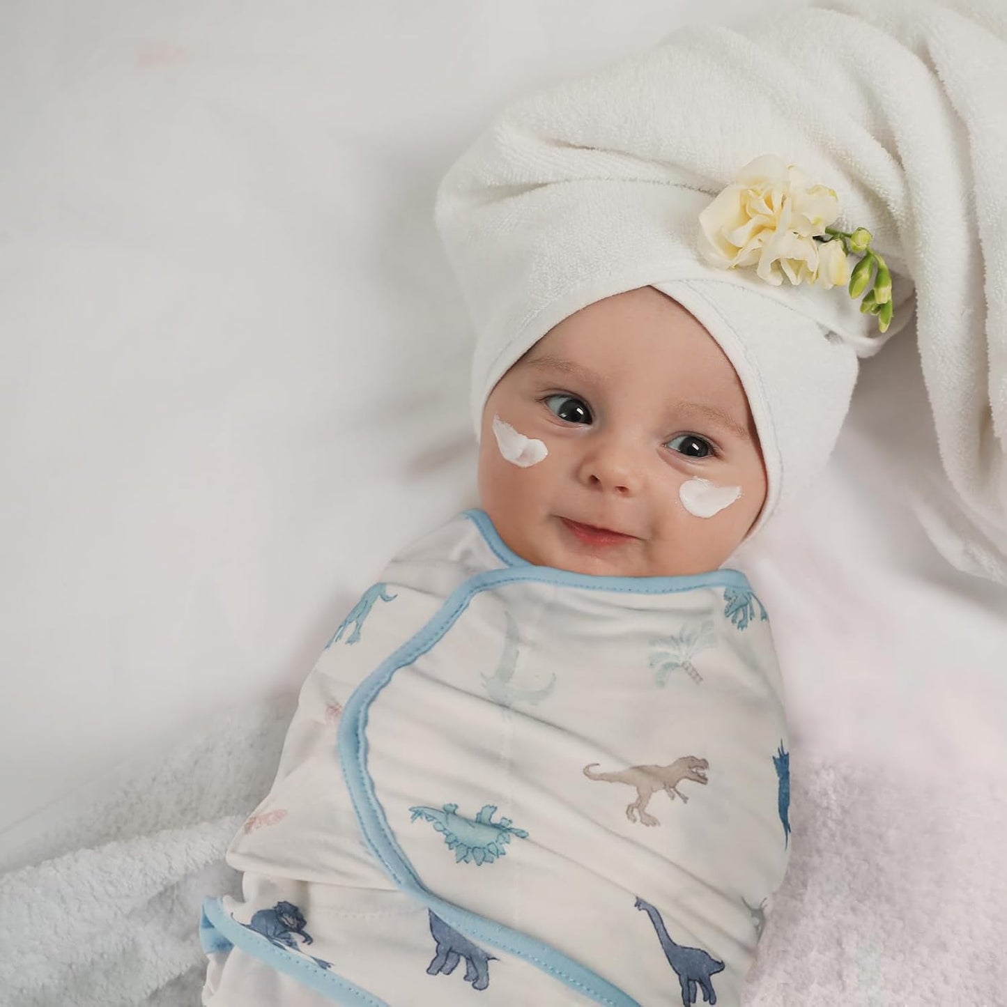 GLLQUEN BABY Swaddle 0-3 Months - 3 Pack Swaddles for Newborn, Adjustable Newborn Swaddling Wrap