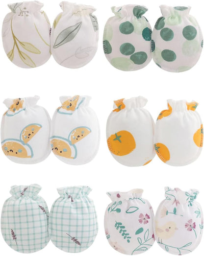 Cute Baby Mittens Newborn, No Scratch Baby Boy Mittens, Baby Girl Hat Gloves for Toddlers, Infant