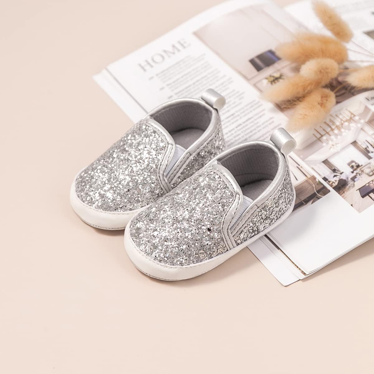 Morbido Infant Baby Boys Girls Canvas Sneaker Toddler Slip On Anti Skid Newborn First Walkers Candy