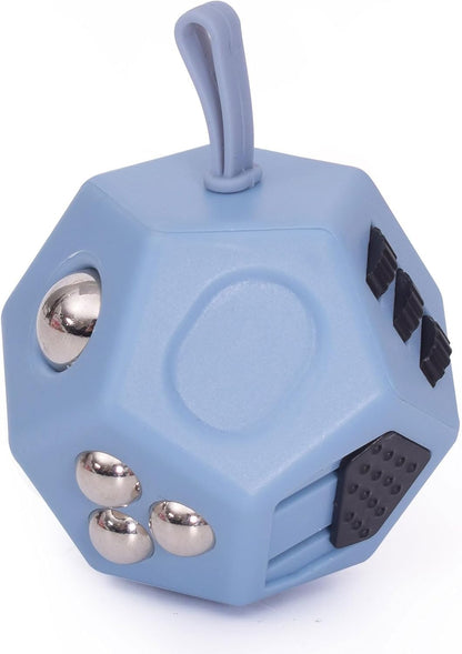 Small Fidget Toys,12 Sided Fidget Toys,Mini Cube Toys Relief Stress,Autism and Anxiety Depression