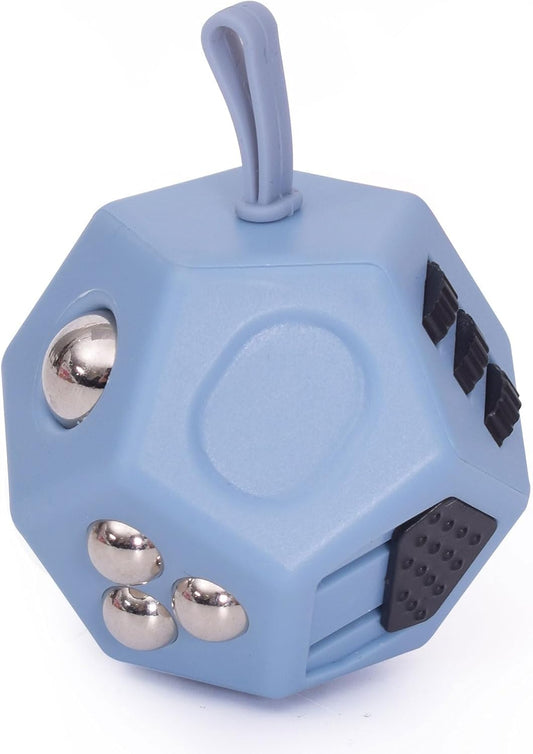 Small Fidget Toys,12 Sided Fidget Toys,Mini Cube Toys Relief Stress,Autism and Anxiety Depression