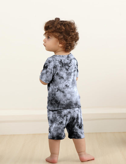 Jimonda Baby/Toddler Soft Sleepwear Short sleeve Kids Cool Pajama Outdoor 2-Piece Shirt&Shorts