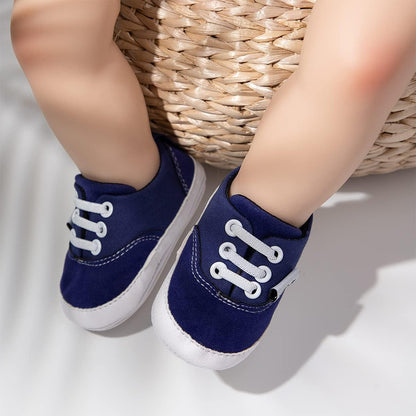Morbido Infant Baby Boys Girls Canvas Sneaker Toddler Slip On Anti Skid Newborn First Walkers Candy