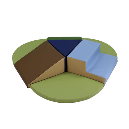 Factory Direct Partners 13800-ET SoftScape Toddler Playtime Junction 360 Climber Plus Side Pads