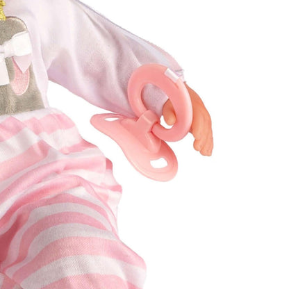 15" Realistic Soft Body Baby Doll with Open/Close Eyes | JC Toys - Berenguer Boutique | 10 Piece