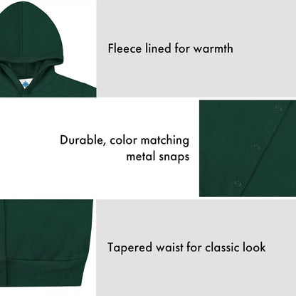 Creative Knitwear College Baby Snap Hooded Jacket - Team Logo, Multiple Colors, for Boys & Girls