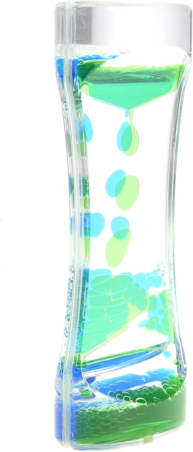 PowerTRC Liquid Motion Bubbler, Relaxing and Calming for Anxiety, Autism & ADHD Fun Bubbler Timer