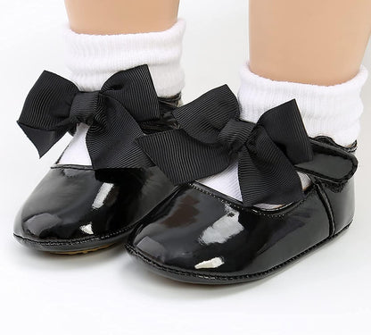 Baby Shoes Mary Jane Flats Non Slip Soft Sole Infant Toddler Sneakers First Walkers Party Christmas