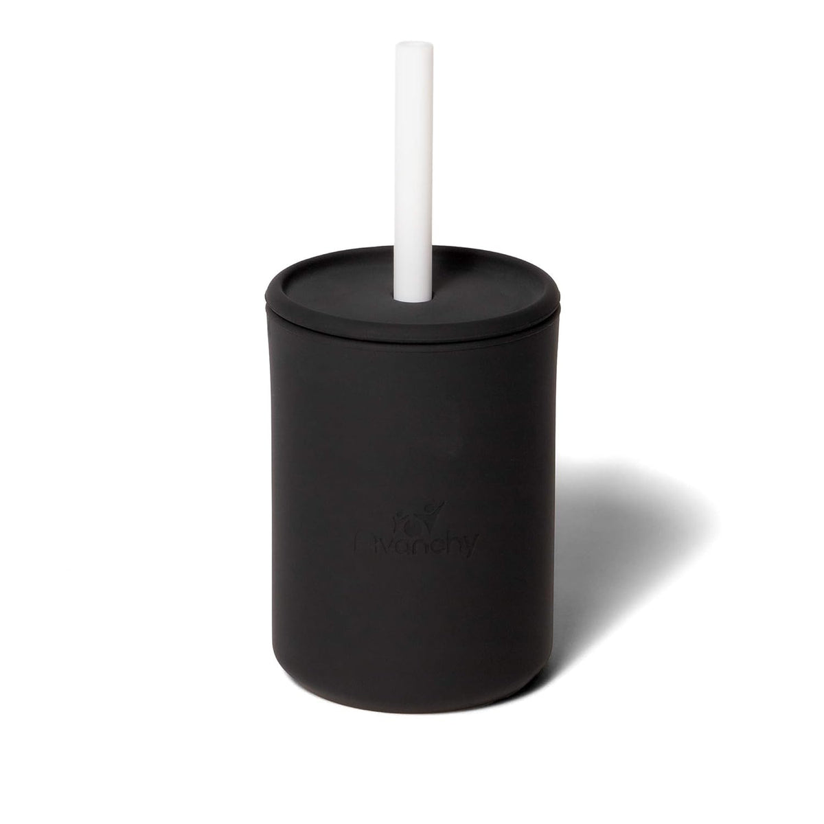 Avanchy Silicone Training Sippy Cup with Straw Lid – Tiny Cup for Babies 6+ Months to Toddlers 1