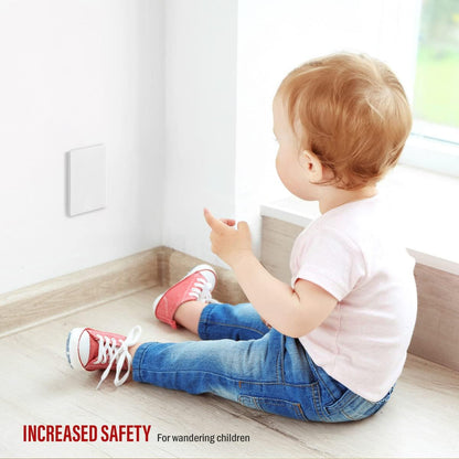 ENERLITES SI8801-W-5PCS, Screwless Blank Wall Plate, Child Safe Blank Device Outlet Cover, Standard