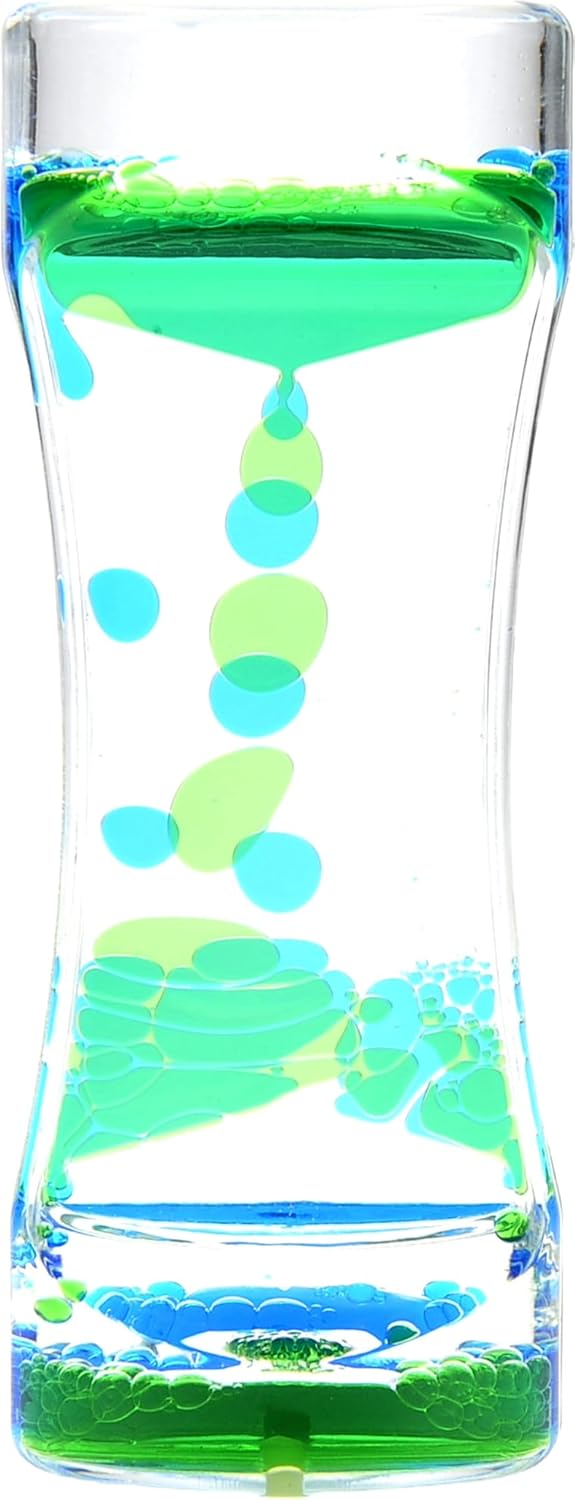 PowerTRC Liquid Motion Bubbler, Relaxing and Calming for Anxiety, Autism & ADHD Fun Bubbler Timer