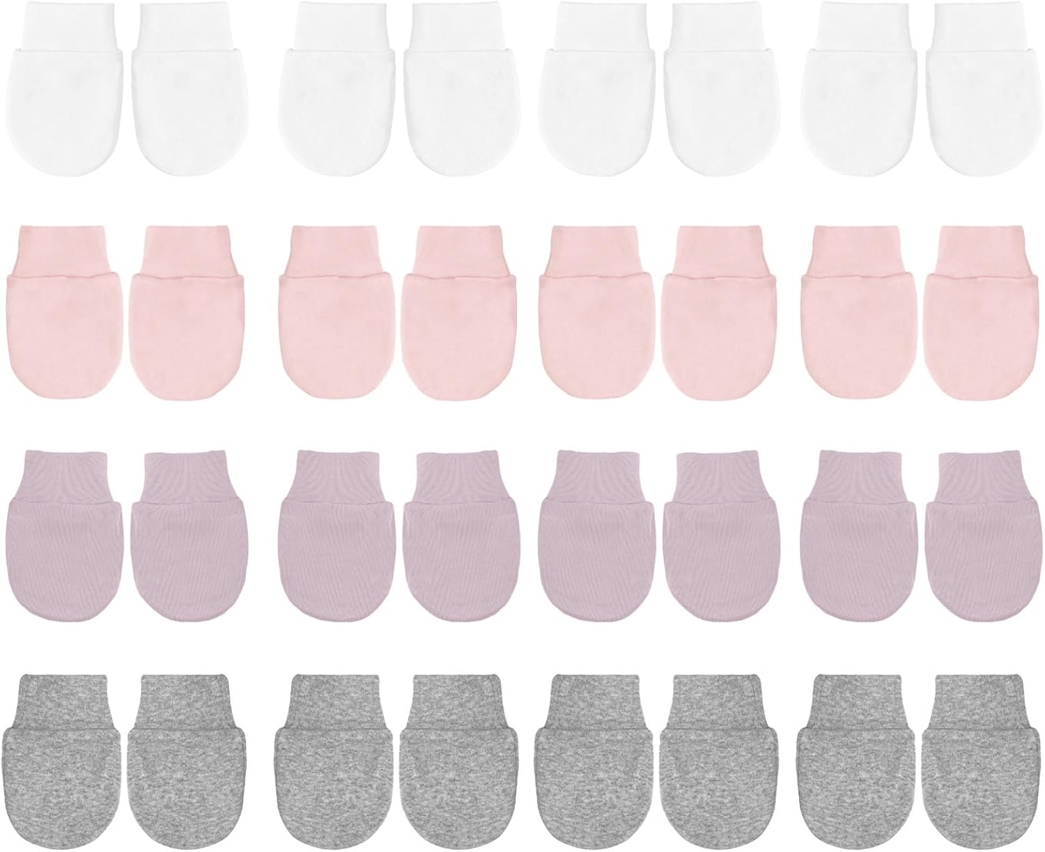No Scratch Baby Mittens Newborn Infant Toddler Mittens Soft Elastic Wrist Gloves Mitten for 0-6