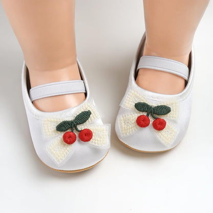 Baby Shoes Mary Jane Flats Non Slip Soft Sole Infant Toddler Sneakers First Walkers Party Christmas