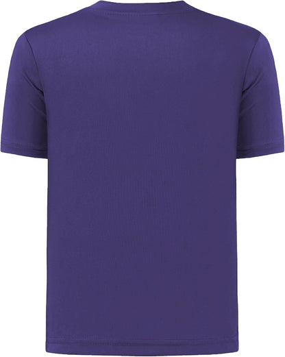 QBK 2T to Youth Neon Shirt Kids UPF 50+ Dry Fit Athletic Short Sleeve Rash Guard T Shirts for Boys