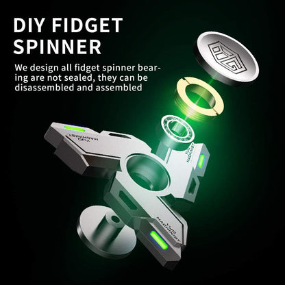 Fidget Spinners, Spinner Gifts for Adults and Kids, Stress Anxiety ADHD Relief Figets Toy, Metal