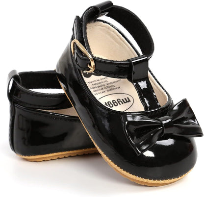 Baby Shoes Mary Jane Flats Non Slip Soft Sole Infant Toddler Sneakers First Walkers Party Christmas