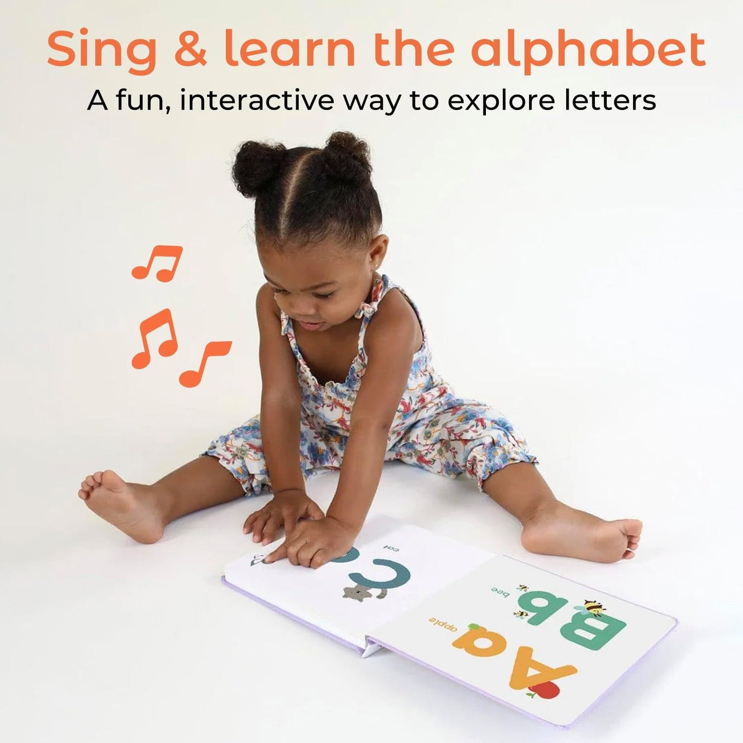 Cali's Books Alphabet Book for Toddlers 1-3 - Learn ABC, Musical Books for Kids, Interactive