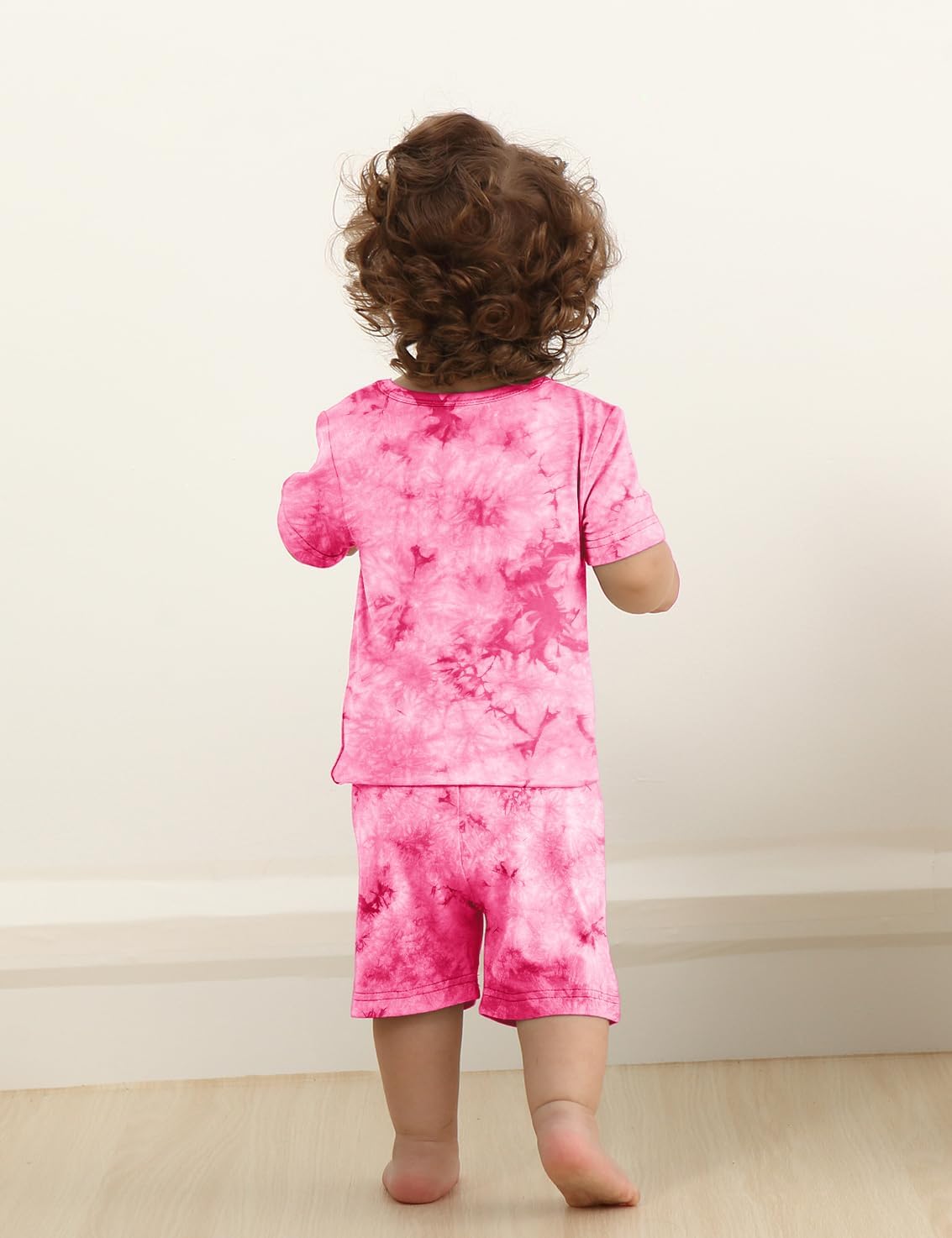 Jimonda Baby/Toddler Soft Sleepwear Short sleeve Kids Cool Pajama Outdoor 2-Piece Shirt&Shorts