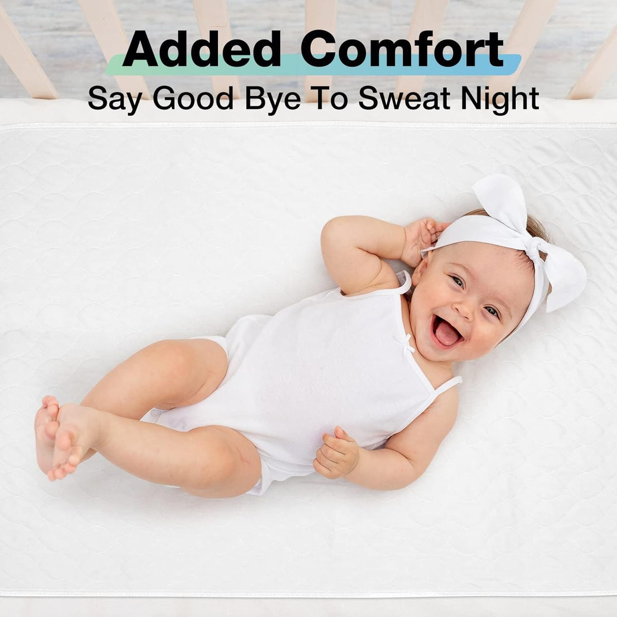 Bed Pads Washable Waterproof, 34" x 52" (4 Pack) Incontinence Bed Pads, Waterproof Bed Pad & Pee
