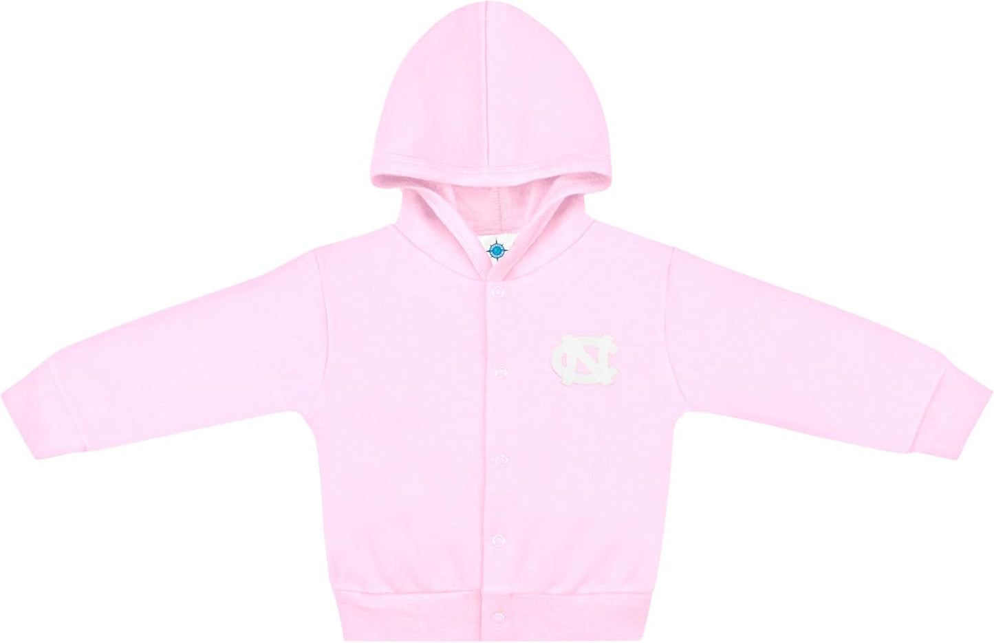 Creative Knitwear College Baby Snap Hooded Jacket - Team Logo, Multiple Colors, for Boys & Girls