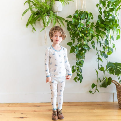 KYTE BABY Toddler Pajama Set - Pjs for Toddlers Made of Soft Bamboo Rayon Material
