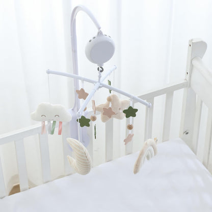 COTTONBEBE Crib Mobile 35 Lullaby Music, Cotton Baby Mobiles for Cribs & Pack N Play, Easy to