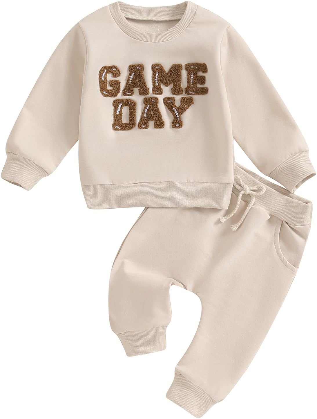 Kupretty Toddler Baby Boy Fall Winter Clothes Color Block Long Sleeve Sweatshirt Pullover Tops +