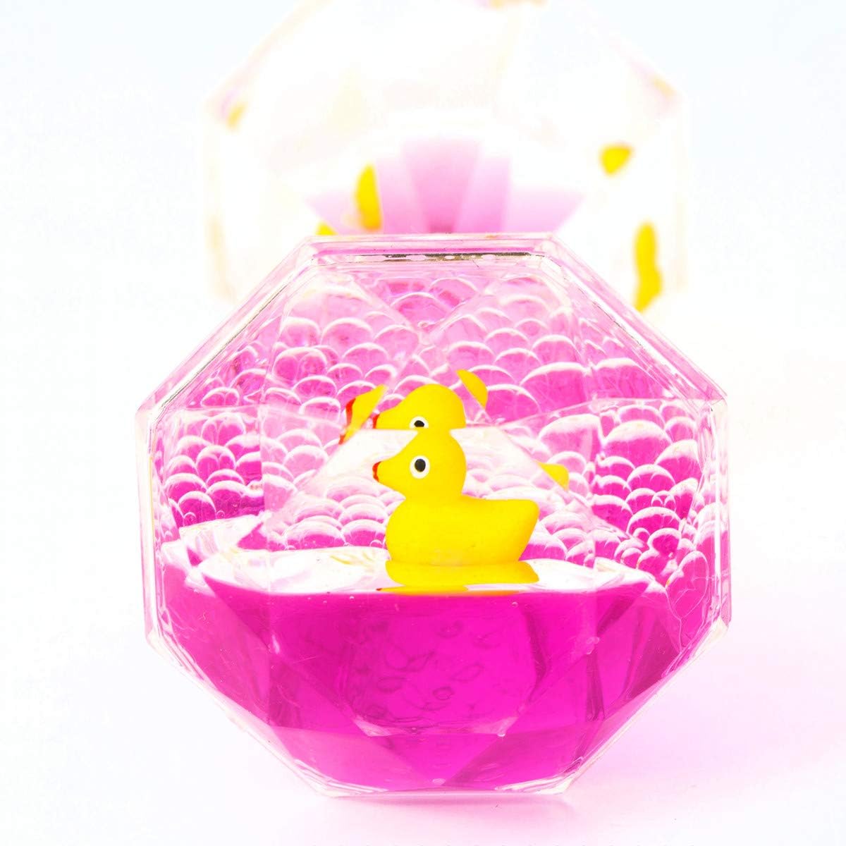 YUE Motion Liquid Motion Bubbler Floating Sea Creatures, Diamond Shaped Liquid Timer for Fidget