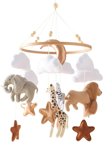 Ikubigu Baby Mobile for Crib, Baby Crib Mobile for Boys Girls, Baby Mobile for Bassinet, Boho