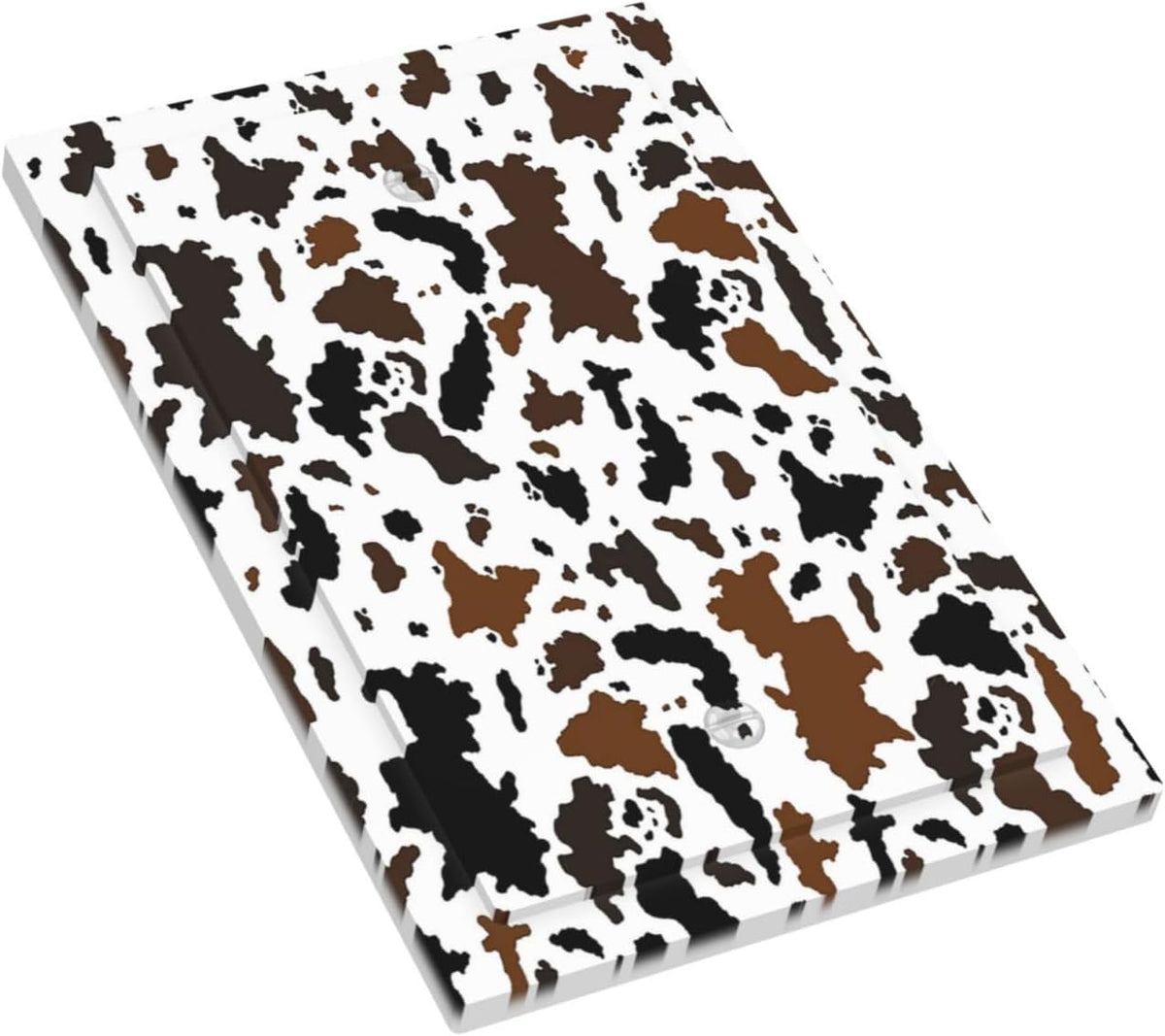 Light Switch Cover Plate Rustic Cowhide Highland Cow Milk Cow 1 Gang No Device Blank Electrical