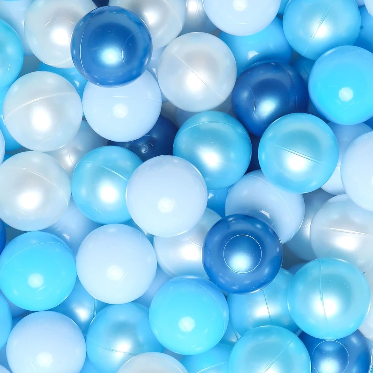 GOGOSO Ball Pits Balls for Toddlers Pack of 50 100 200 Plastics Shape Ball Non-Phthalate Non-BPA