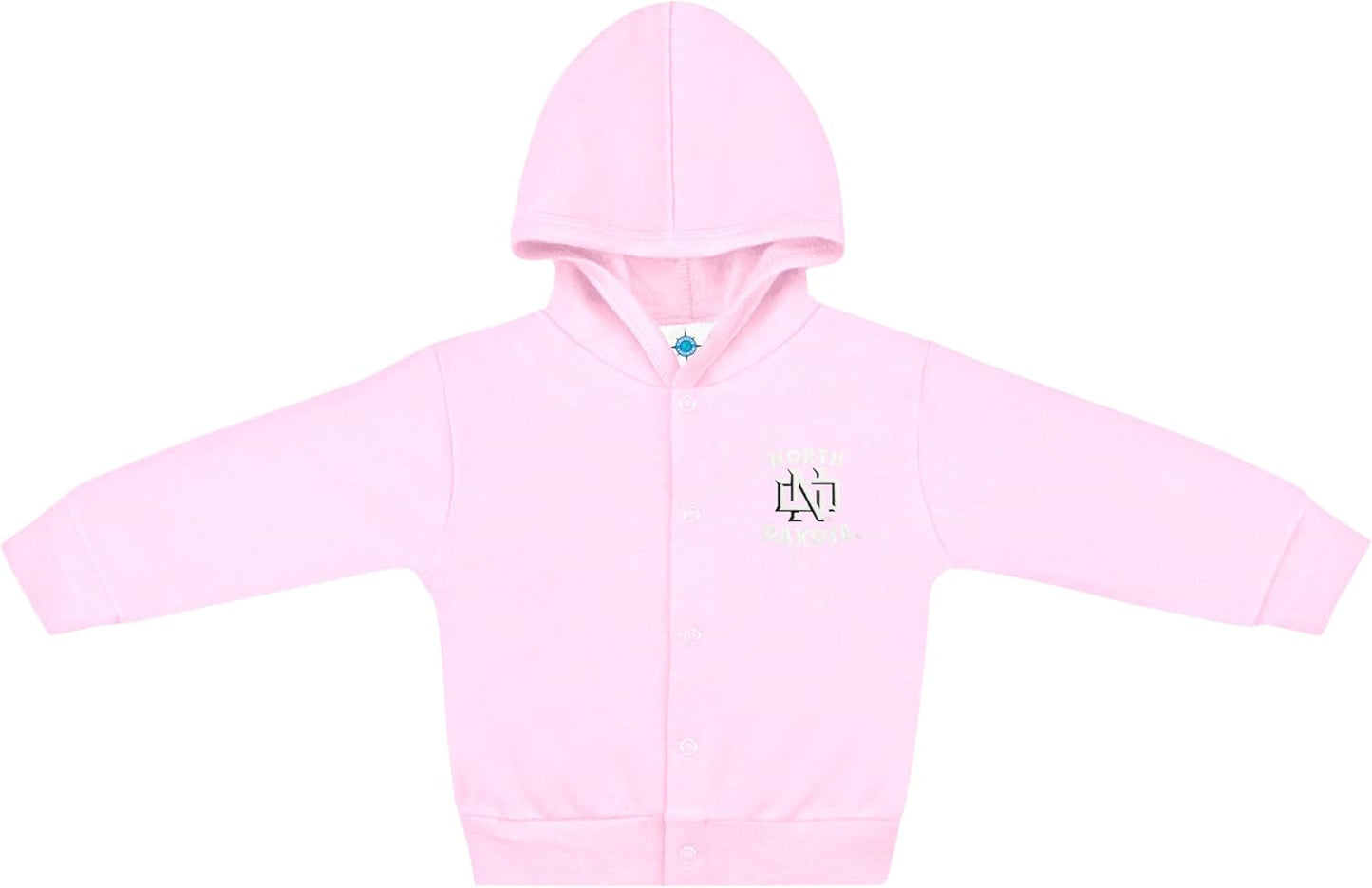 Creative Knitwear College Baby Snap Hooded Jacket - Team Logo, Multiple Colors, for Boys & Girls