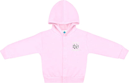 Creative Knitwear College Baby Snap Hooded Jacket - Team Logo, Multiple Colors, for Boys & Girls