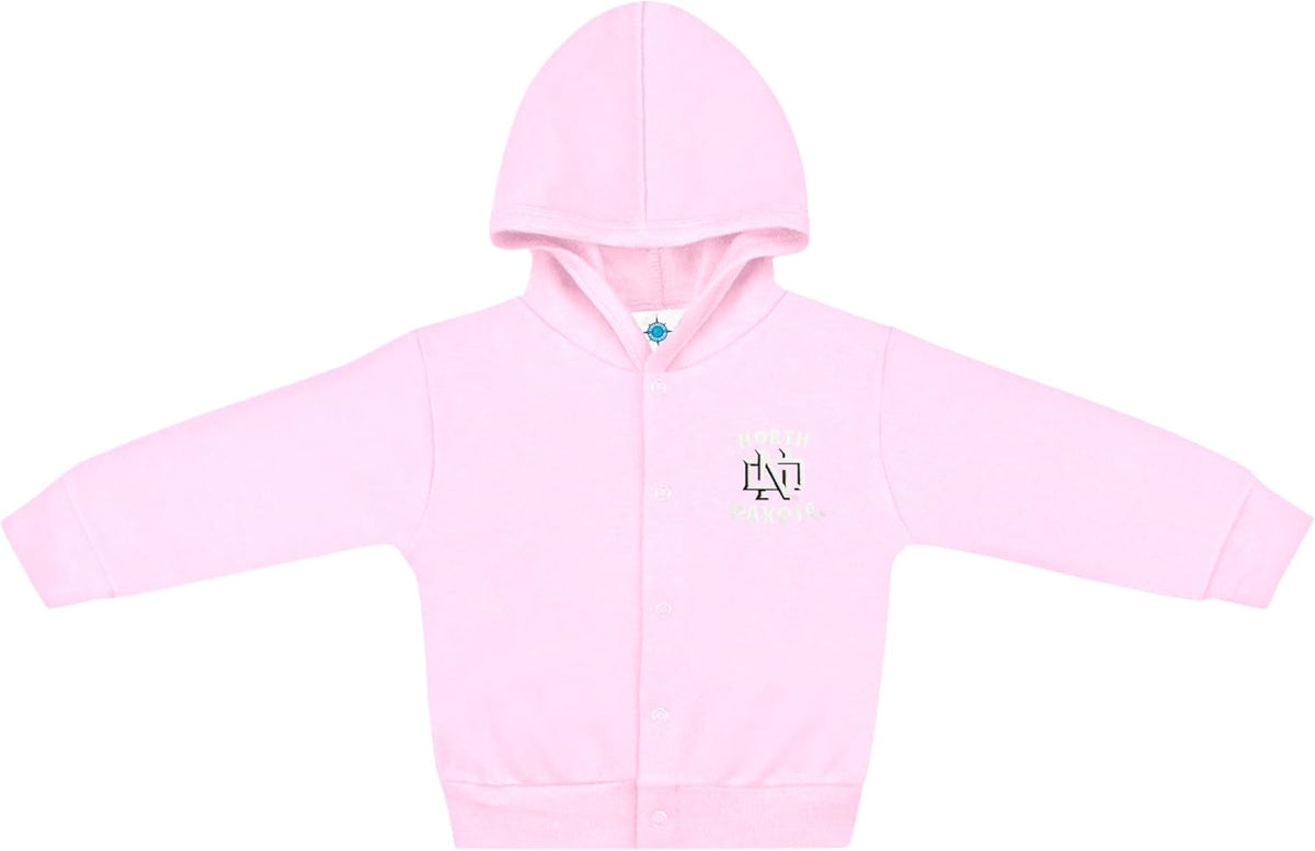 Creative Knitwear College Baby Snap Hooded Jacket - Team Logo, Multiple Colors, for Boys & Girls