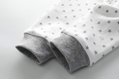 Unisex Newborn Baby Cotton 4-Pack Pants Embroidery Pringting Casual Leggings 0-24 Months for Boys