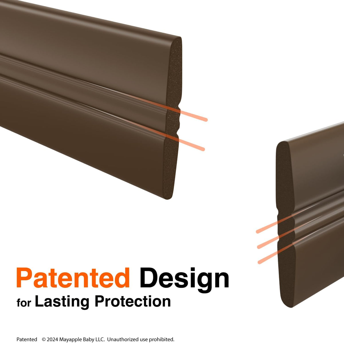 Roving Cove PreFit (Classic) Furniture Edge Corner Protector (Standard 15ft Edge 4 Corners), Baby