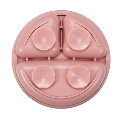 PandaEar 3 Pack Toddler Plates, Silicone Divided Suction Plate for Babies, BPA-Free 100% Food-Grade