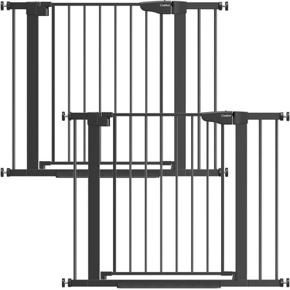 Cumbor 2 Pack 29.7-40.6" Baby Gate for Stairs, Mom's Choice Awards Winner-Dog Gate for Doorways