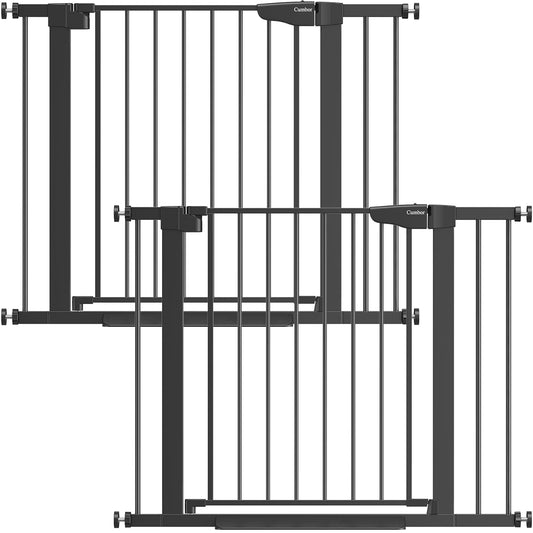 Cumbor 2 Pack 29.7-40.6" Baby Gate for Stairs, Mom's Choice Awards Winner-Dog Gate for Doorways